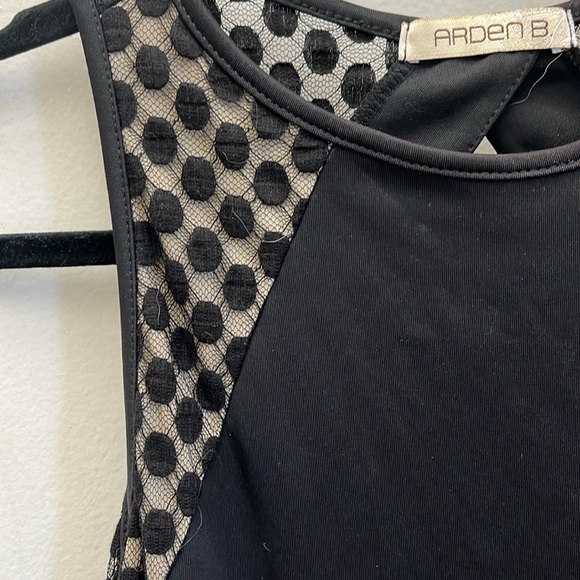 Arden B Black dress open back XS - Picture 4 of 12